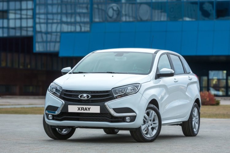 Lada XRAY front press image