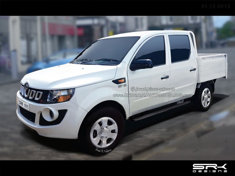 Mahindra Imperio double cab Rendering