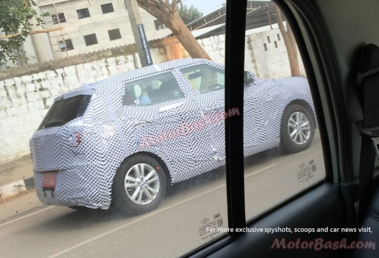 Ssangyong Tivoli rear India spied