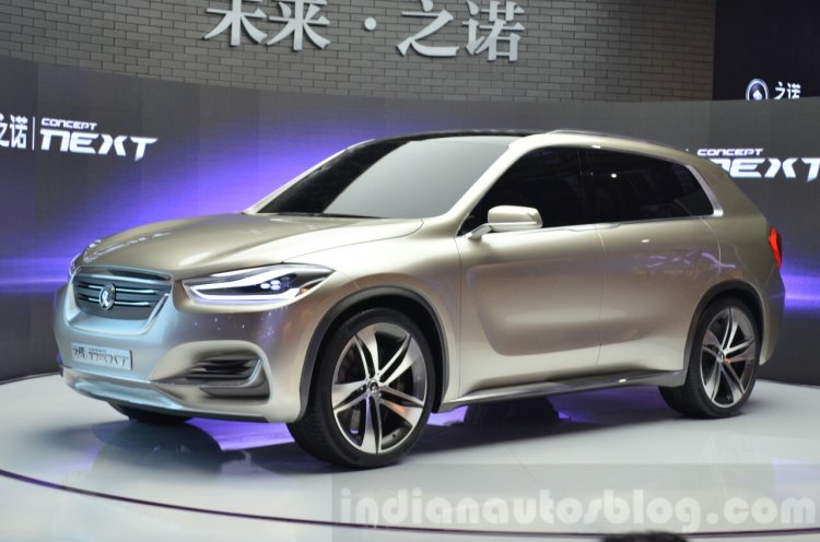 Zinoro Concept Next front three quarters at 2015 Shanghai Auto Show