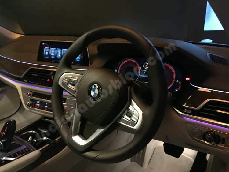 2016 BMW 7 Series interior showcased in Mumbai