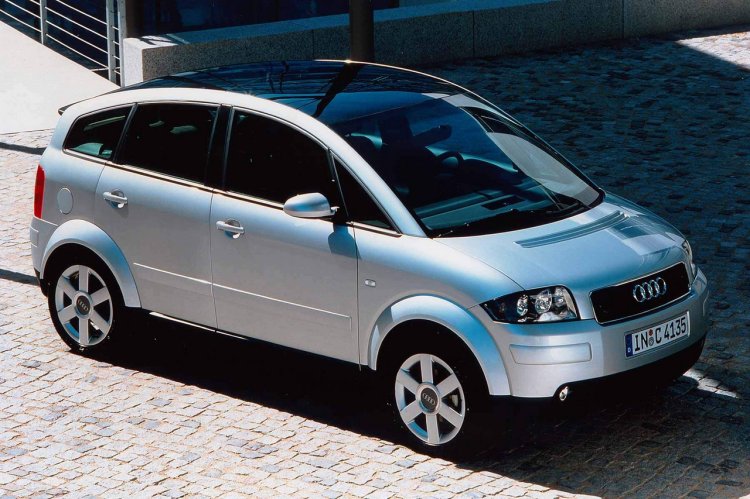 Audi A2 front three quarters right side
