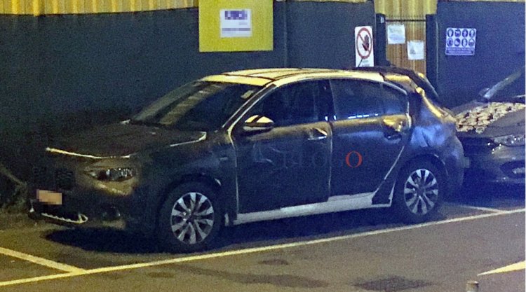 Fiat Tipo Hatchback front three quarters spy shot