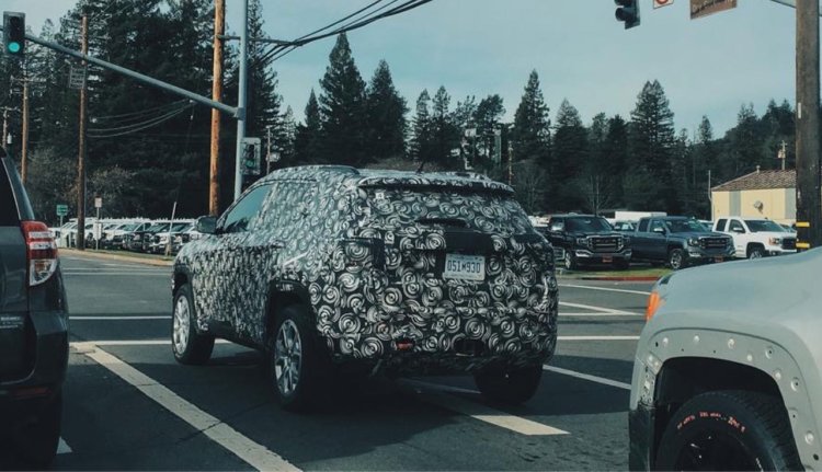 India-bound Jeep 551 SUV snapped