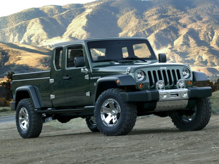 Jeep Gladiator concept front three quarters