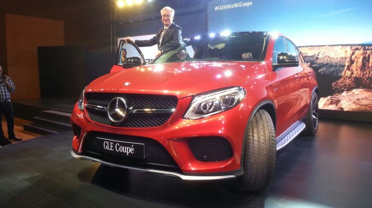 Mercedes GLE 450 AMG Coupe front launched in India