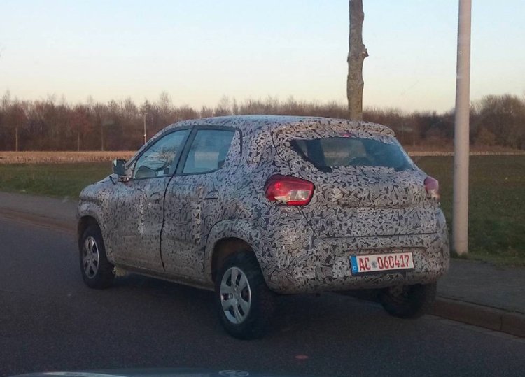 Renault Kwid spotted testing in Netherlands