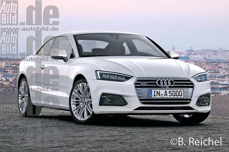 2016 Audi A5 coupe rendering