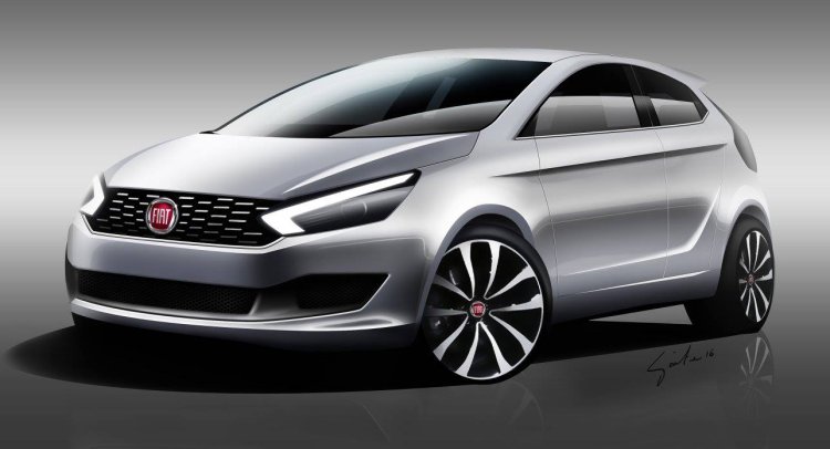2017 Fiat Punto 3-door concept rendering
