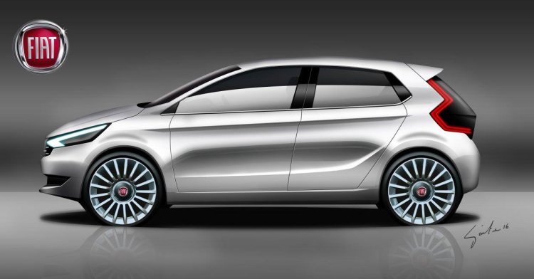2017 Fiat Punto 5-door concept rendering