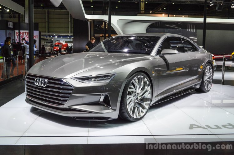 Audi Prologue concept front three quarters left at Auto Expo 2016