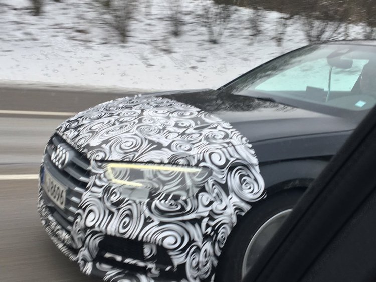 Audi S3 Sportback facelift front spotted testing