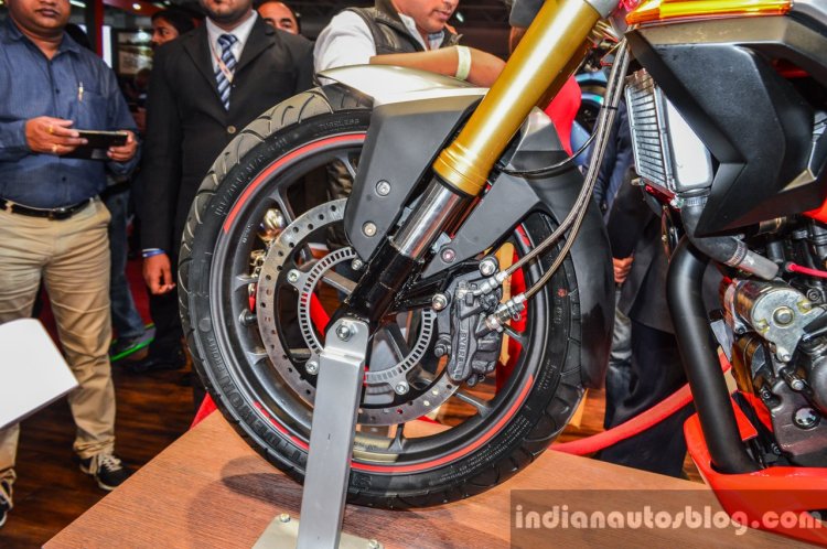 Hero XF3R Concept front disc brake ABS at Auto Expo 2016