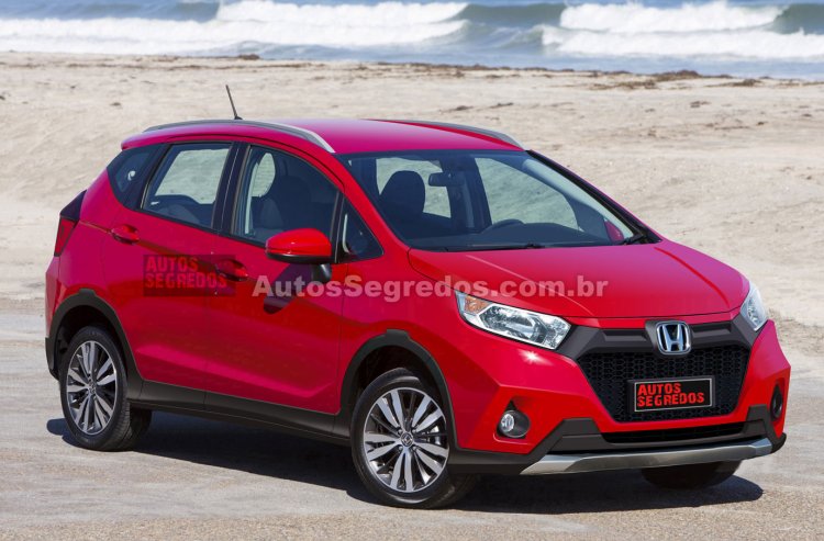 Honda Jazz Cross (Fit Twist) front three quarter Rendering