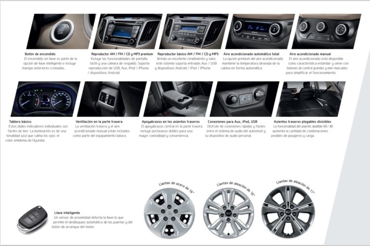 Hyundai Cantus interior features