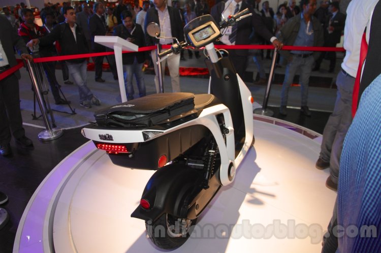 Mahindra GenZe rear three quarters
