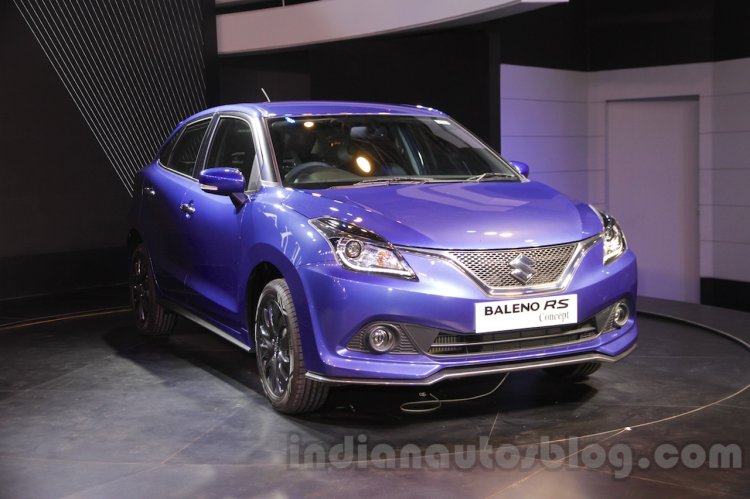 Maruti Baleno RS concept front quarter at the Auto Expo 2016