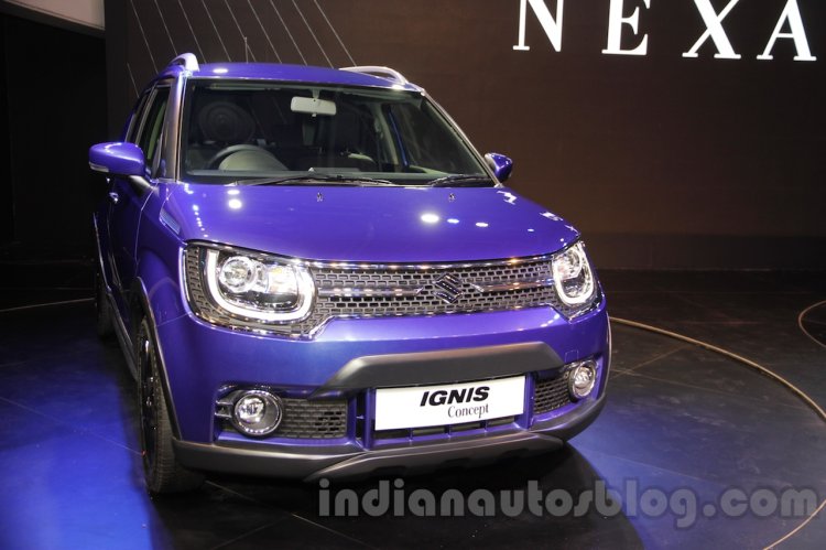 Maruti Ignis concept front quarter at the Auto Expo 2016