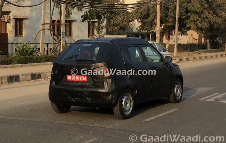 Maruti Ignis rear quarter spied India