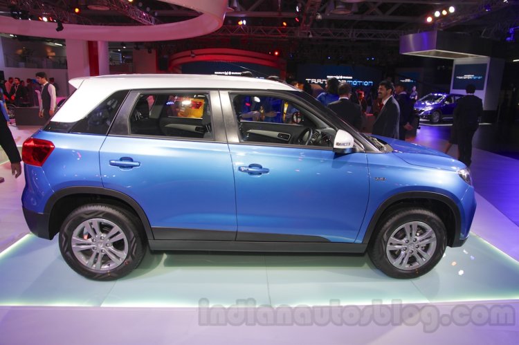Maruti Vitara Brezza side at the 2016 Auto Expo