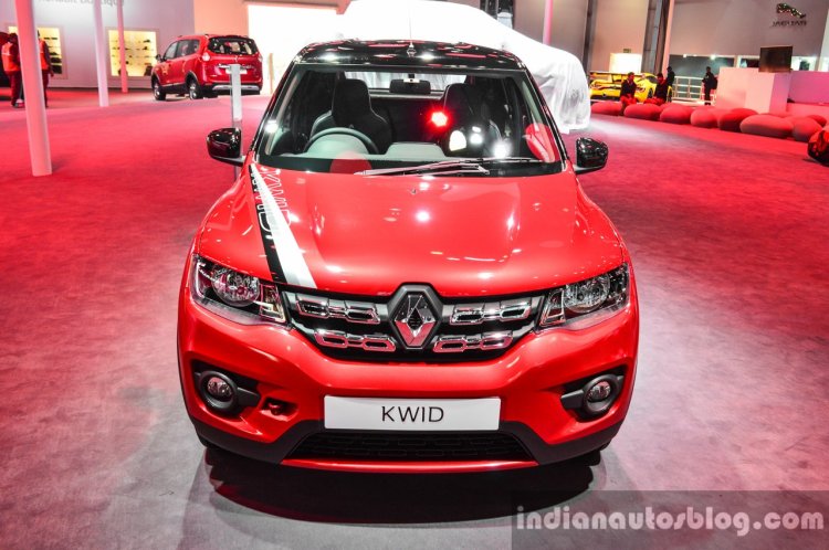 Renault Kwid custom front at Auto Expo 2016