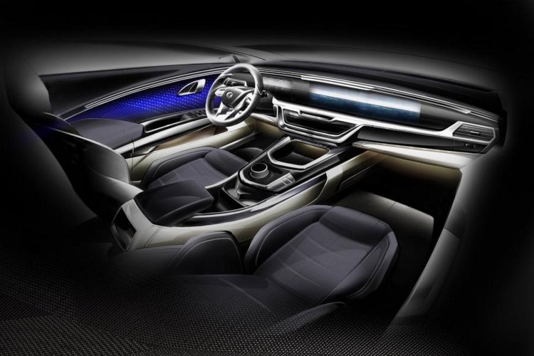 Ssangyong SIV-2 concept interior teased