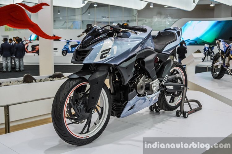 TVS X21 Concept front quarter at Auto Expo 2016