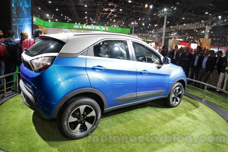 Tata Nexon rear three quarter at Auto Expo 2016