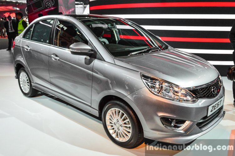 Tata Zest custom front three quarters at Auto Expo 2016