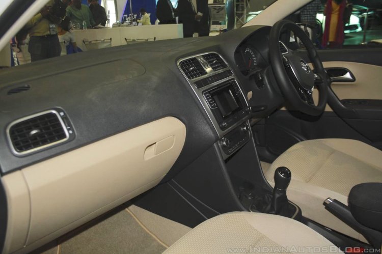 VW Ameo interior at the Make in India event