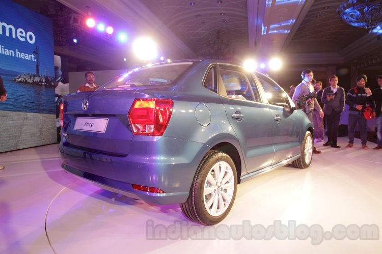 VW Ameo rear quarter unveiled