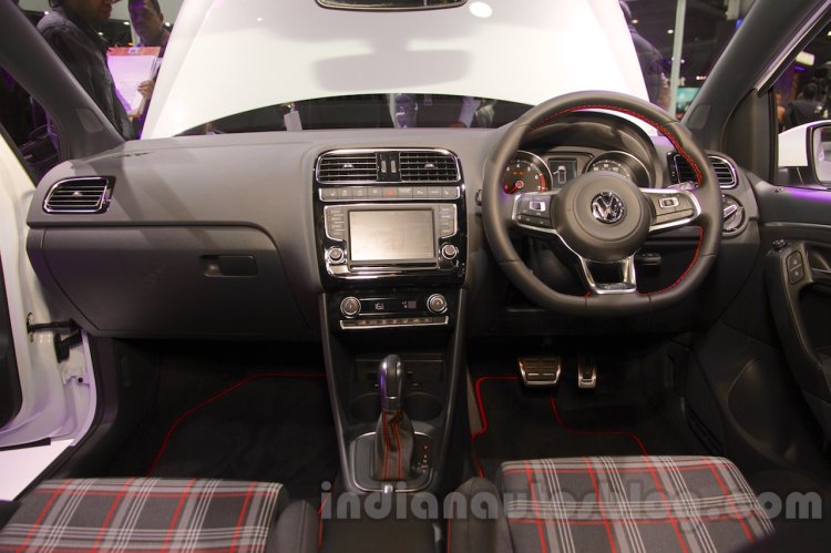 VW Polo GTI dashboard at Auto Expo 2016