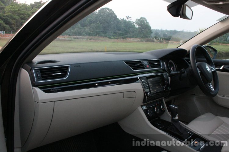 2016 Skoda Superb Laurin & Klement passenger area First Drive Review