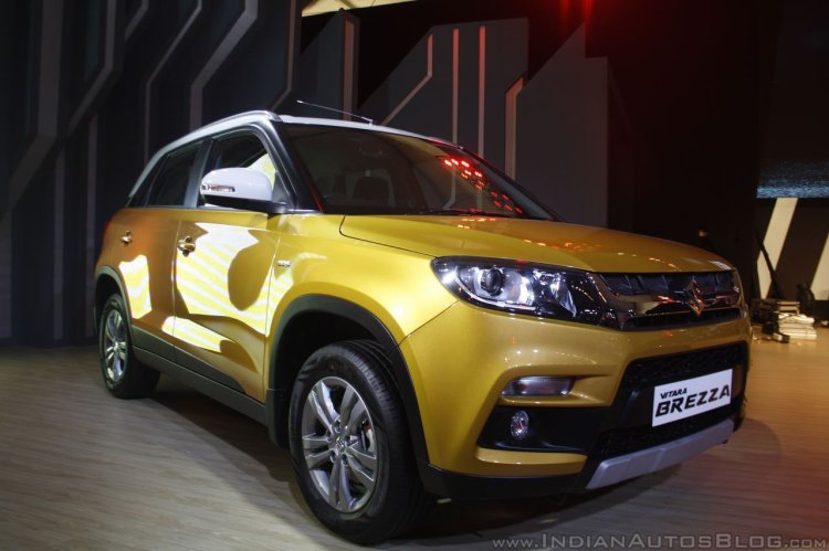 Maruti Vitara Brezza front quarter launched