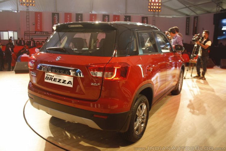 Maruti Vitara Brezza rear quarter launched