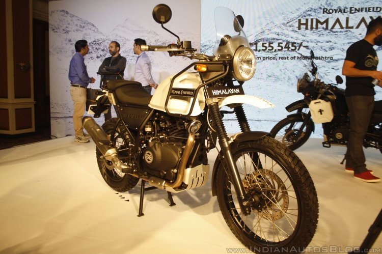 Royal Enfield Himalayan front quarter launched