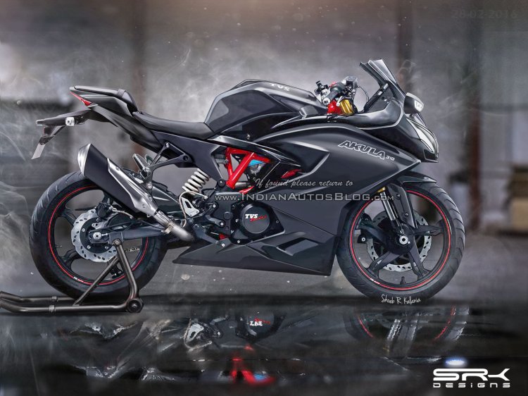 TVS Akula 310 road-going version - Rendering