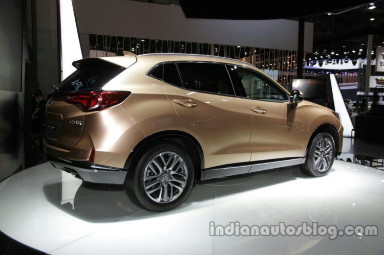Acura CDX compact SUV rear three quarter at the Auto China 2016