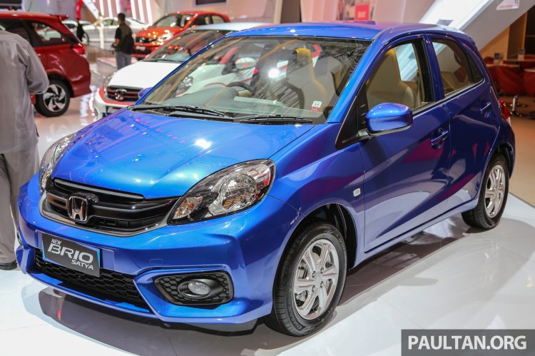 Honda Brio facelift with new interior launched - Indonesia