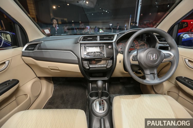 Honda Brio facelift dashboard unveiled at IIMS 2016