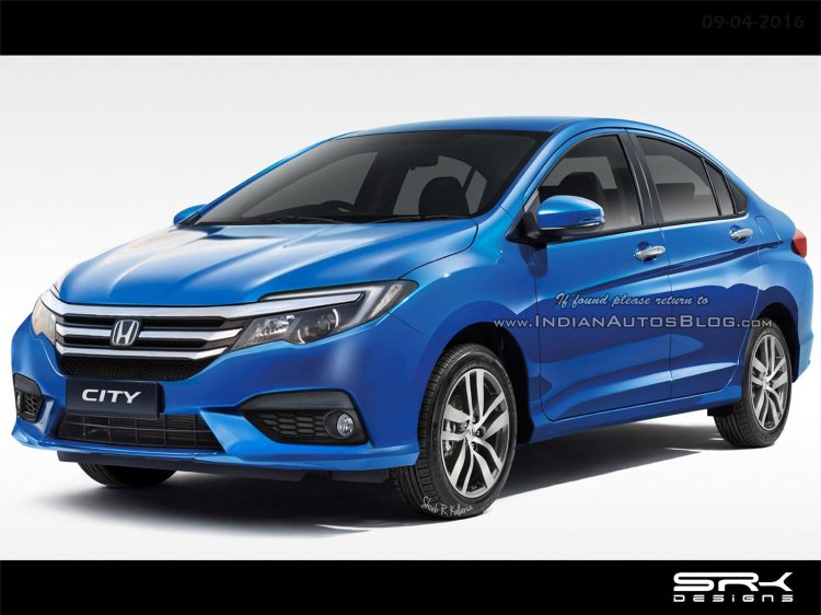 Honda City facelift Rendering