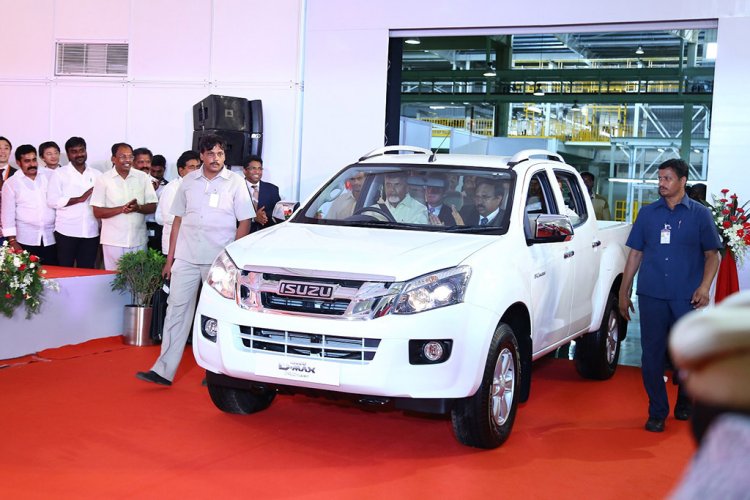 Isuzu D-Max V-Cross production begins in Sri City, AP