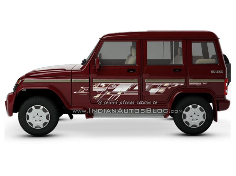 Mahindra Bolero sub-4m side Rendering