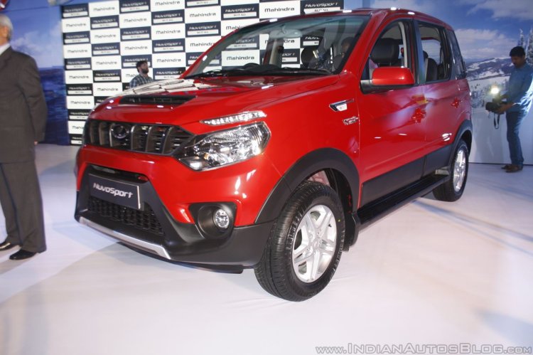Mahindra Nuvosport front quarter launched