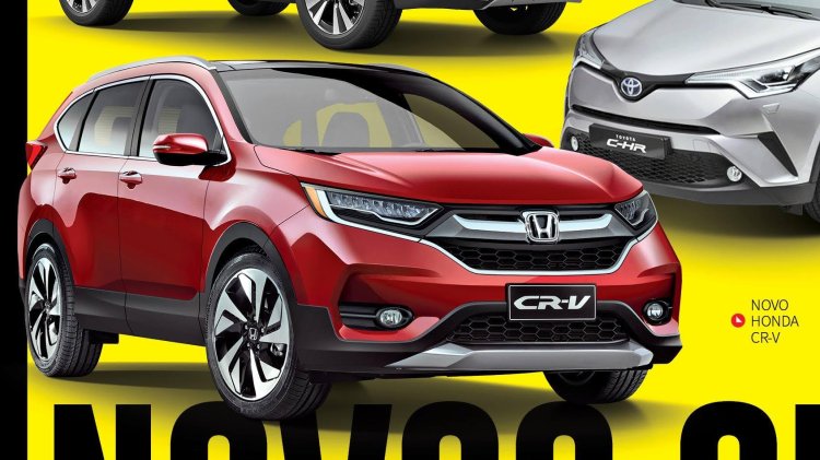 Next generation Honda CR-V front Rendering