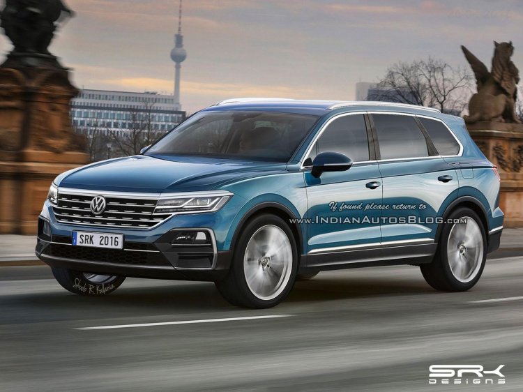 Next-gen 2018 VW Touareg - Rendering