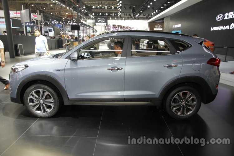 2016 Hyundai Tucson side profile at Auto China 2016