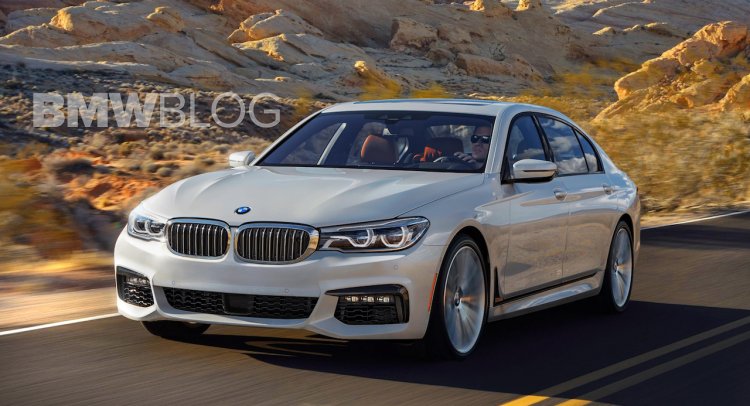 2016 BMW 5 Series front three quarter rendered realistically