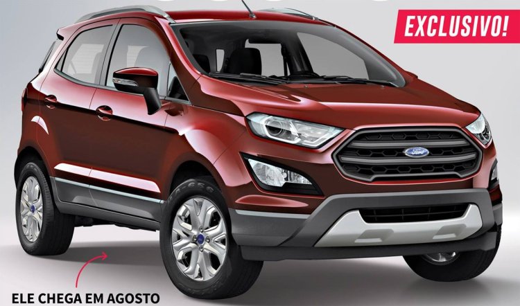 2017 Ford EcoSport facelift rendering AutoBlog