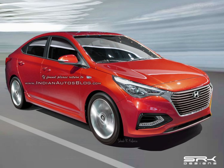 2017 Hyundai Verna rendering